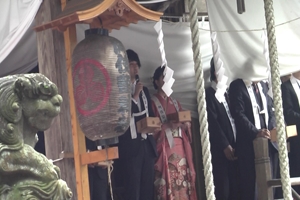 阿伎留神社節分祭2018